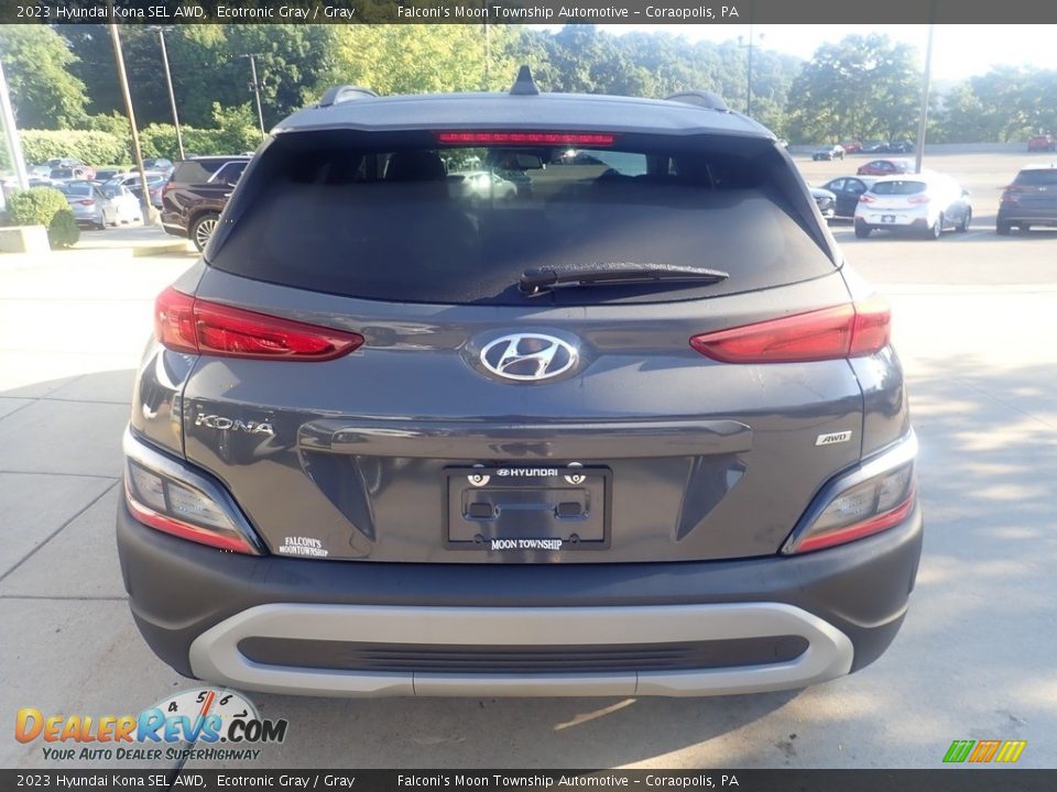 2023 Hyundai Kona SEL AWD Ecotronic Gray / Gray Photo #3