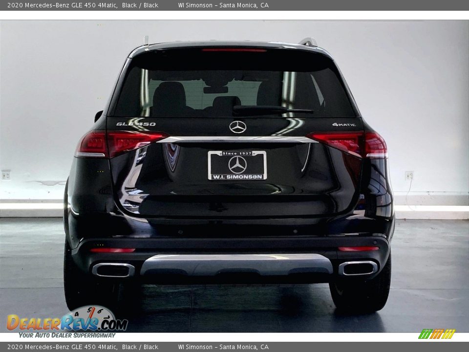 2020 Mercedes-Benz GLE 450 4Matic Black / Black Photo #3