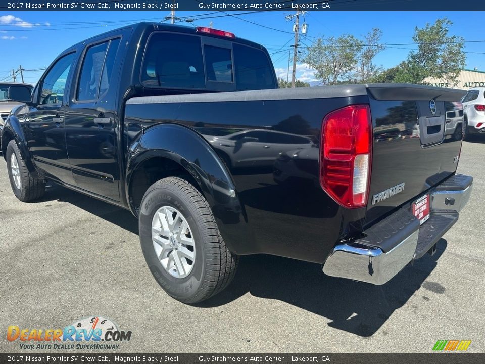 2017 Nissan Frontier SV Crew Cab Magnetic Black / Steel Photo #4