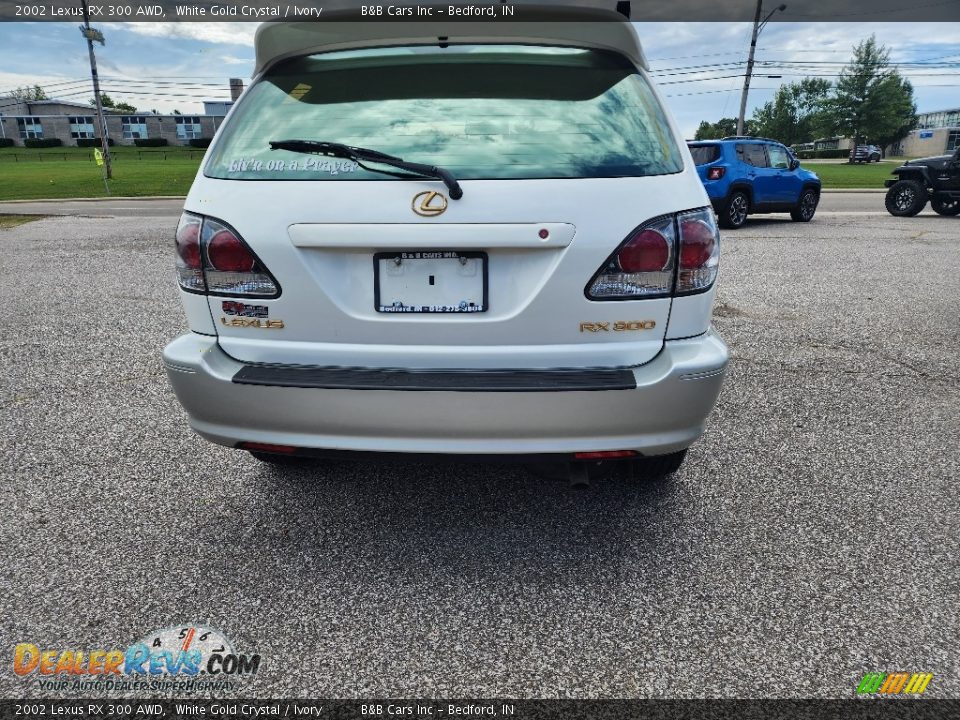 2002 Lexus RX 300 AWD White Gold Crystal / Ivory Photo #4