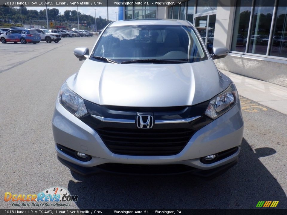 2018 Honda HR-V EX AWD Lunar Silver Metallic / Gray Photo #5