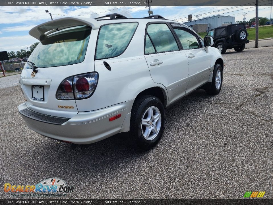 2002 Lexus RX 300 AWD White Gold Crystal / Ivory Photo #5