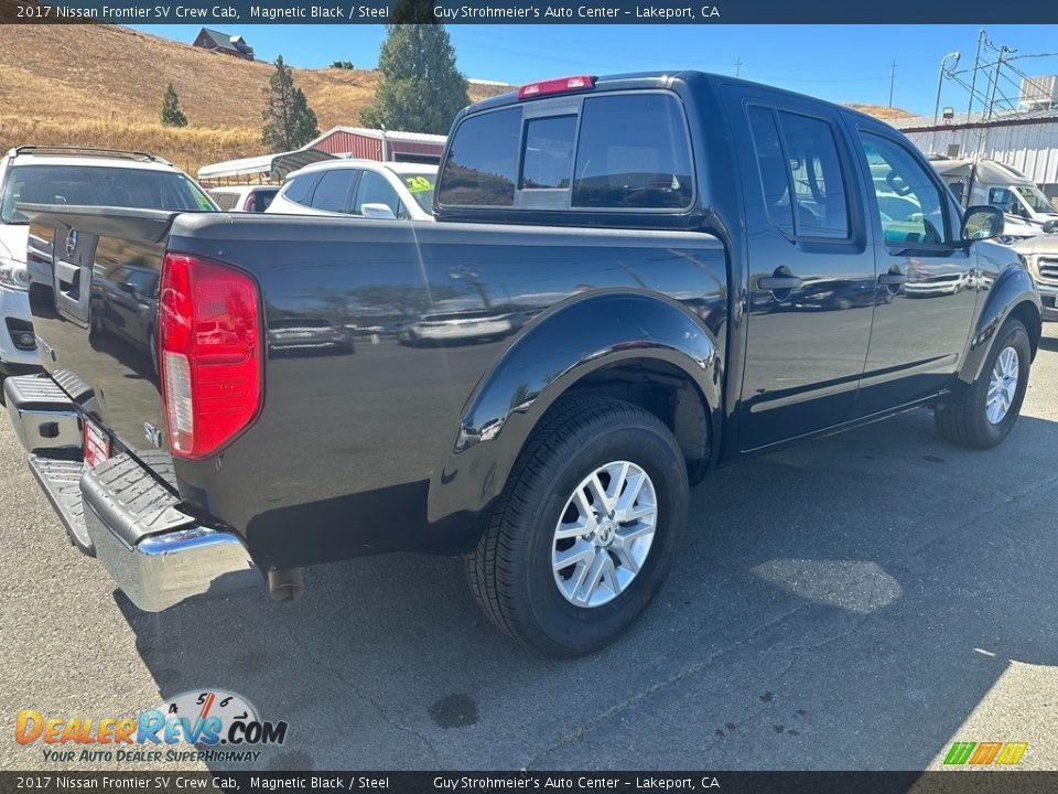 2017 Nissan Frontier SV Crew Cab Magnetic Black / Steel Photo #6