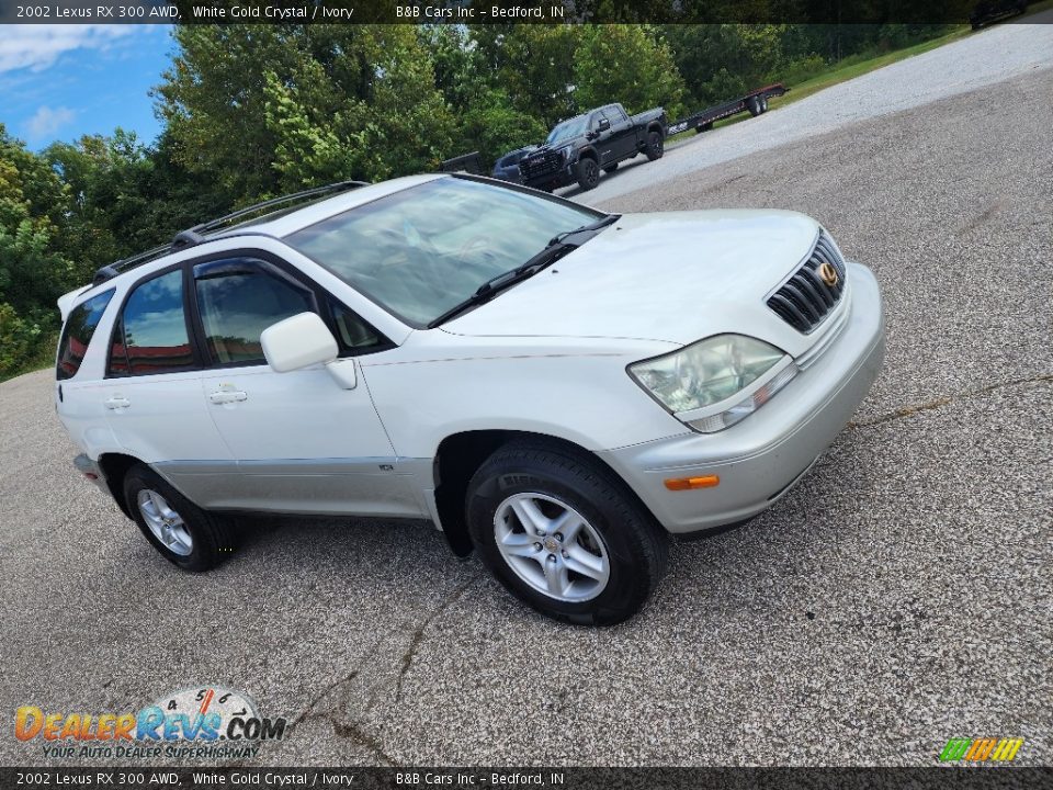 2002 Lexus RX 300 AWD White Gold Crystal / Ivory Photo #6