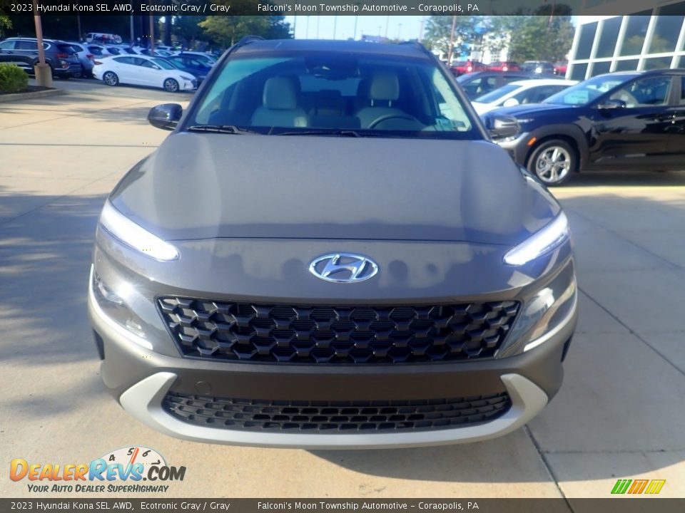 2023 Hyundai Kona SEL AWD Ecotronic Gray / Gray Photo #7