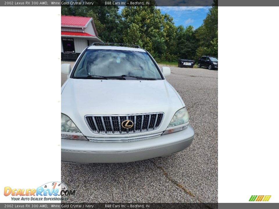 2002 Lexus RX 300 AWD White Gold Crystal / Ivory Photo #7