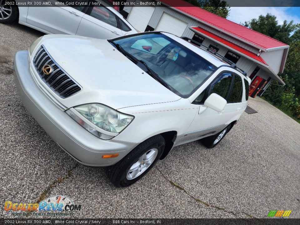 2002 Lexus RX 300 AWD White Gold Crystal / Ivory Photo #8