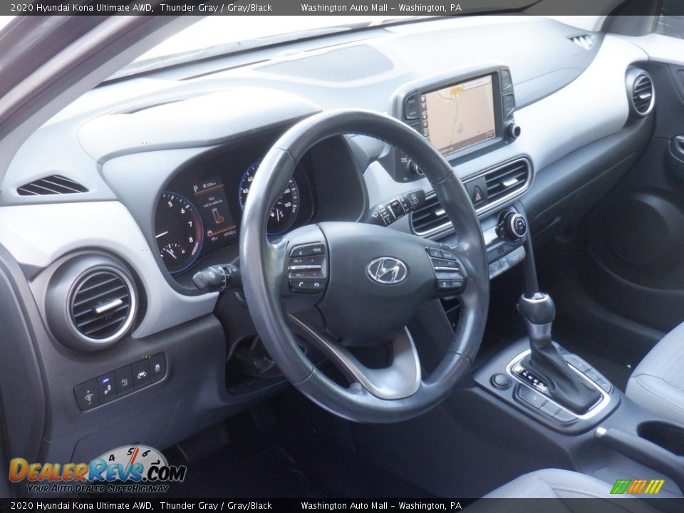 Dashboard of 2020 Hyundai Kona Ultimate AWD Photo #8
