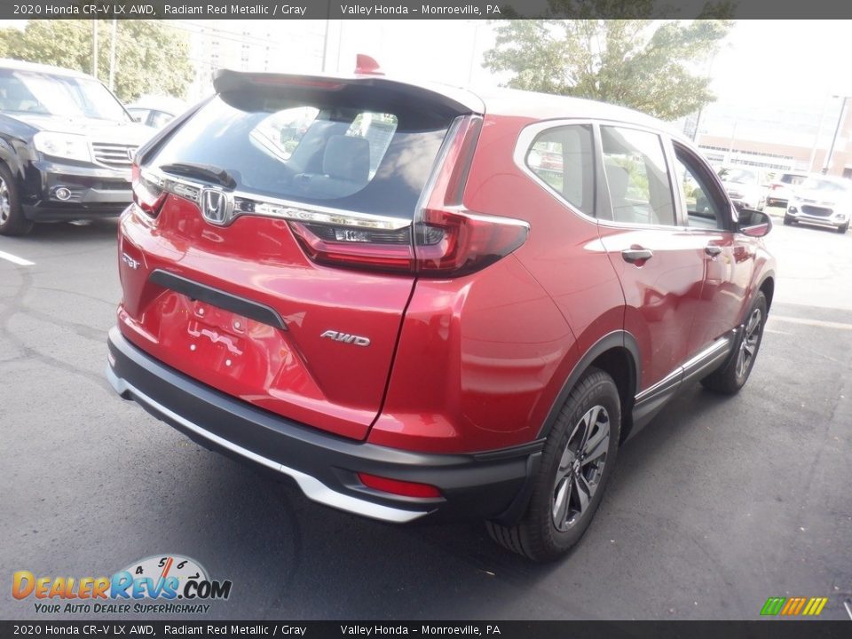 2020 Honda CR-V LX AWD Radiant Red Metallic / Gray Photo #5