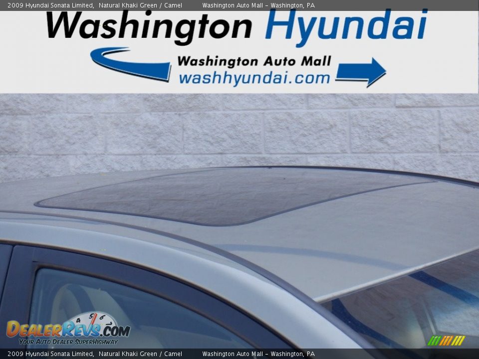 2009 Hyundai Sonata Limited Natural Khaki Green / Camel Photo #3