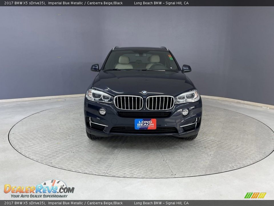 2017 BMW X5 sDrive35i Imperial Blue Metallic / Canberra Beige/Black Photo #2