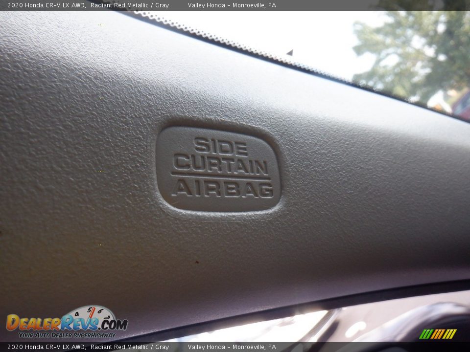 2020 Honda CR-V LX AWD Radiant Red Metallic / Gray Photo #13