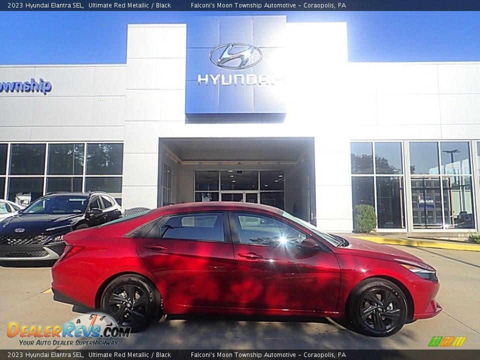 2023 Hyundai Elantra SEL Ultimate Red Metallic / Black Photo #1