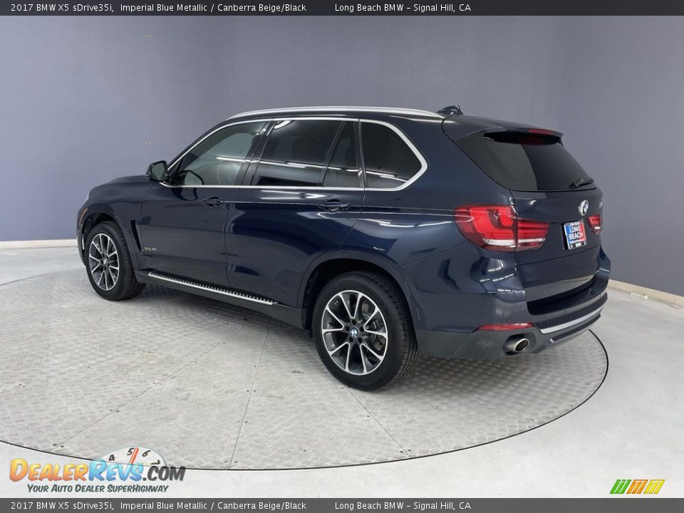 2017 BMW X5 sDrive35i Imperial Blue Metallic / Canberra Beige/Black Photo #3