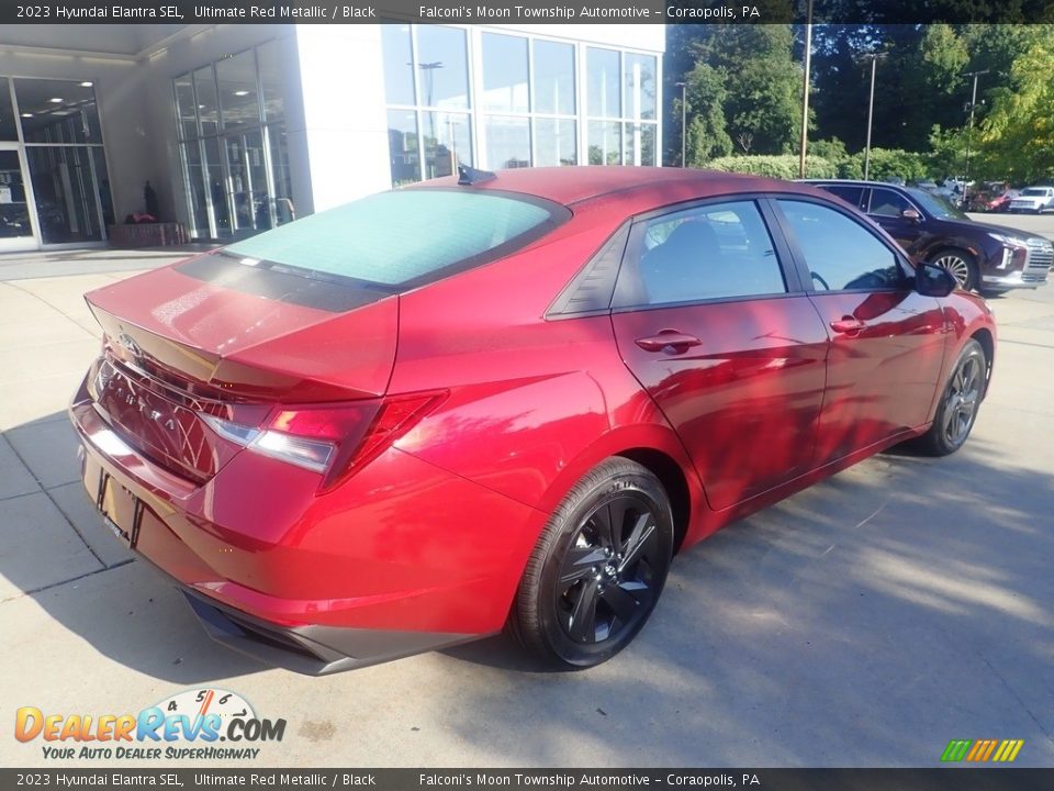2023 Hyundai Elantra SEL Ultimate Red Metallic / Black Photo #2