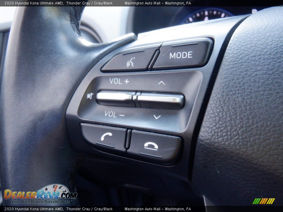 2020 Hyundai Kona Ultimate AWD Steering Wheel Photo #23