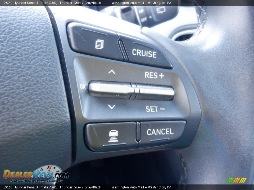 2020 Hyundai Kona Ultimate AWD Steering Wheel Photo #24