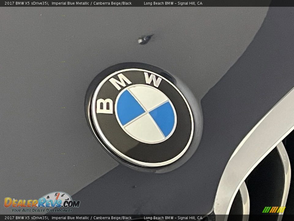 2017 BMW X5 sDrive35i Imperial Blue Metallic / Canberra Beige/Black Photo #7