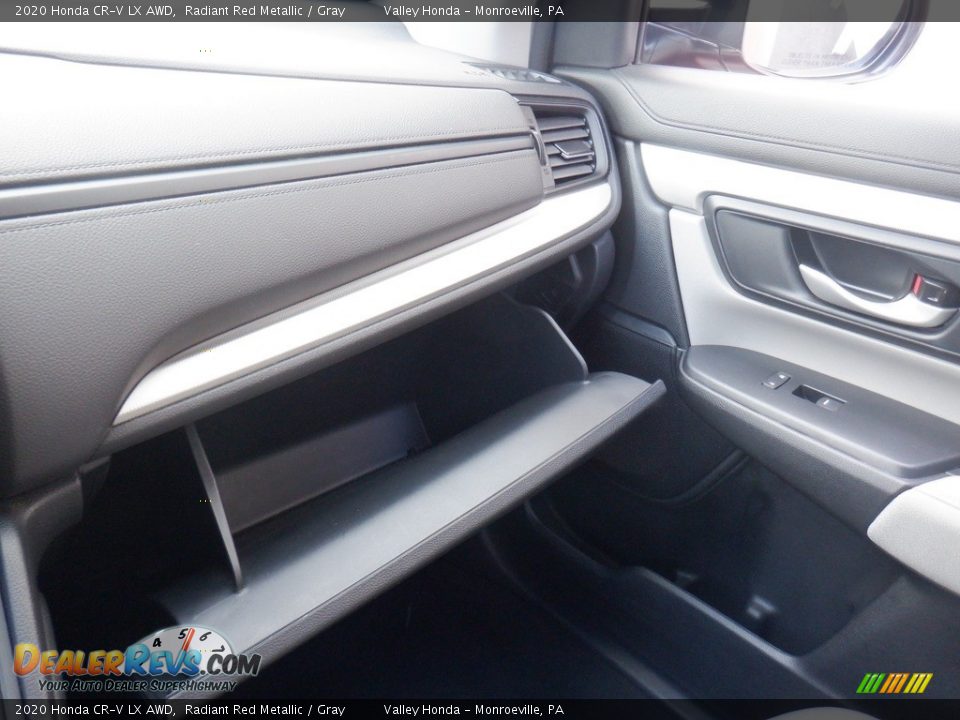 2020 Honda CR-V LX AWD Radiant Red Metallic / Gray Photo #19