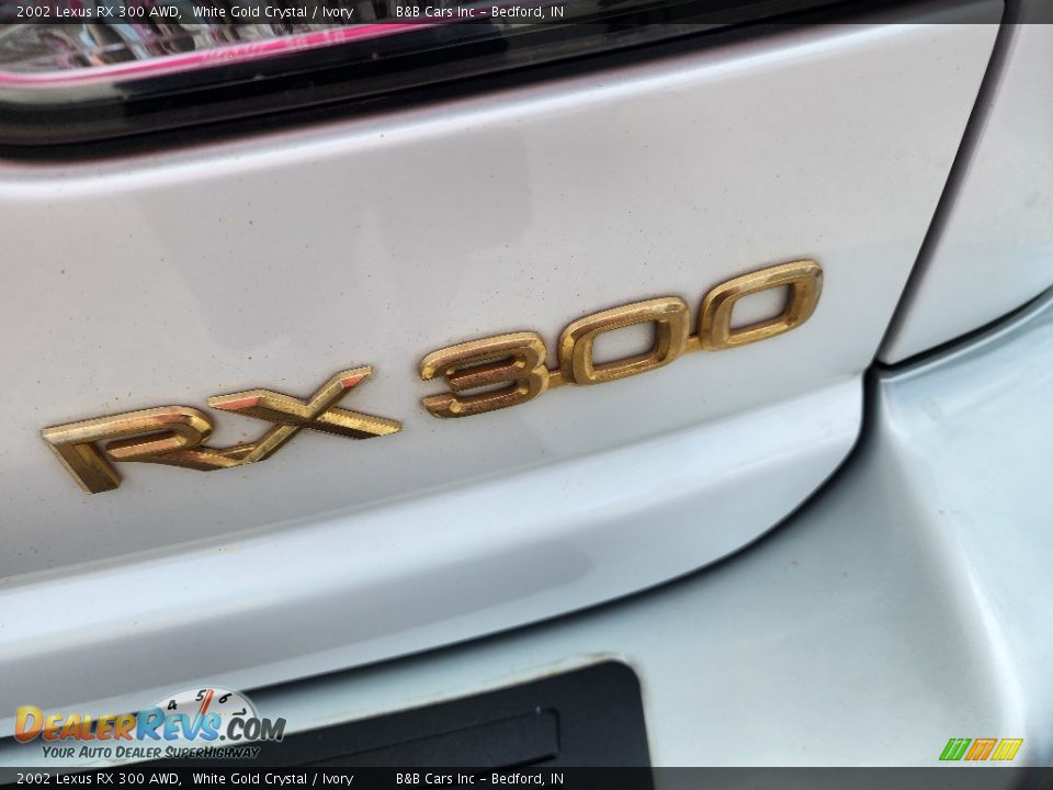 2002 Lexus RX 300 AWD White Gold Crystal / Ivory Photo #27
