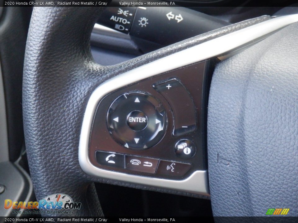 2020 Honda CR-V LX AWD Radiant Red Metallic / Gray Photo #21
