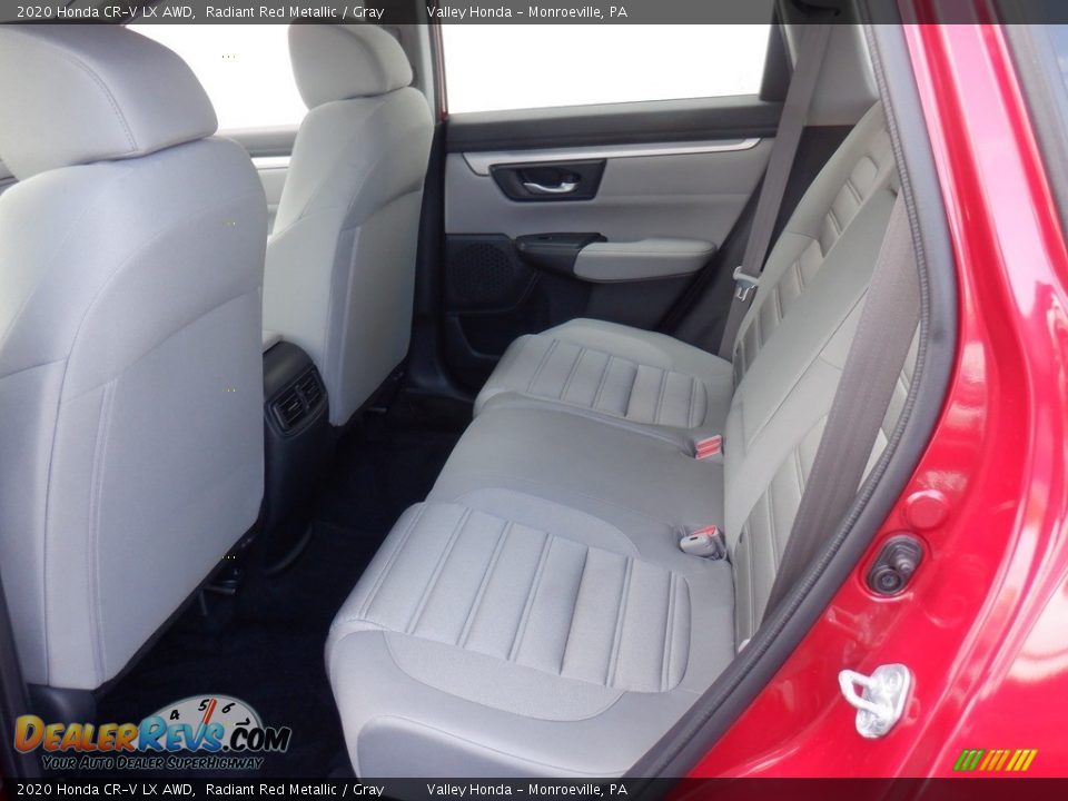 2020 Honda CR-V LX AWD Radiant Red Metallic / Gray Photo #23