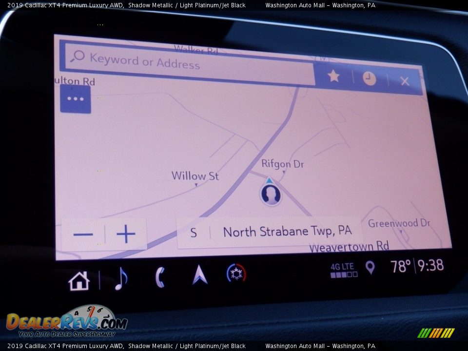 Navigation of 2019 Cadillac XT4 Premium Luxury AWD Photo #5