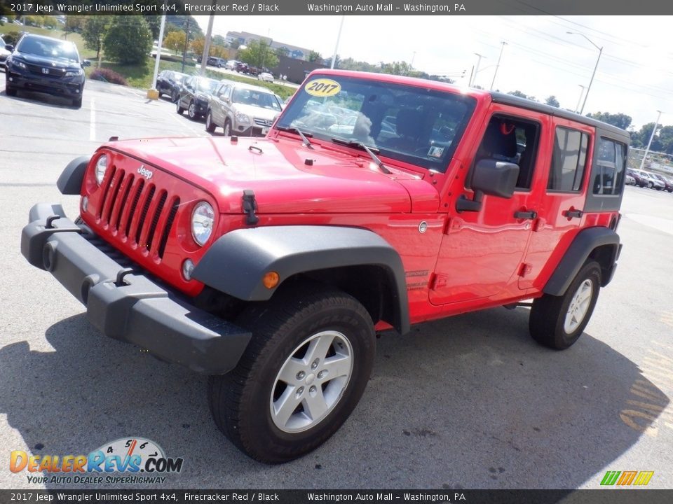 2017 Jeep Wrangler Unlimited Sport 4x4 Firecracker Red / Black Photo #6