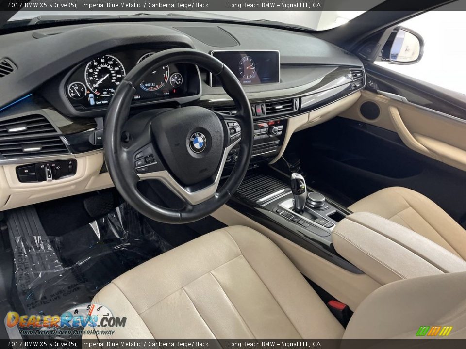 Canberra Beige/Black Interior - 2017 BMW X5 sDrive35i Photo #15