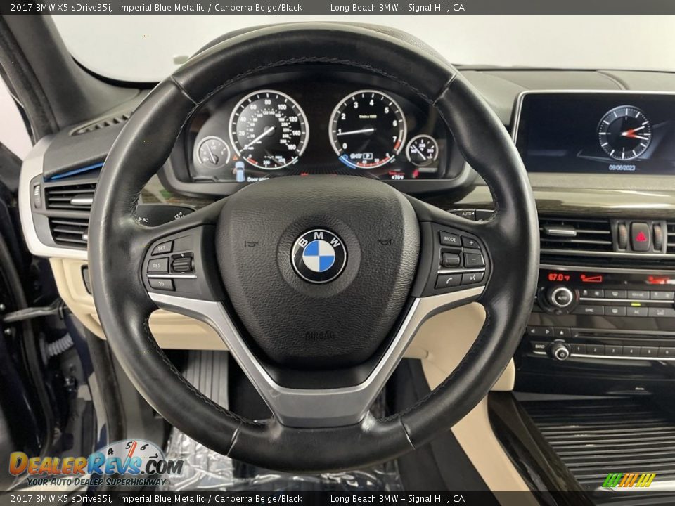 2017 BMW X5 sDrive35i Steering Wheel Photo #17
