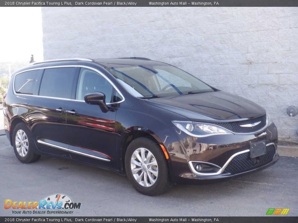 2018 Chrysler Pacifica Touring L Plus Dark Cordovan Pearl / Black/Alloy Photo #1