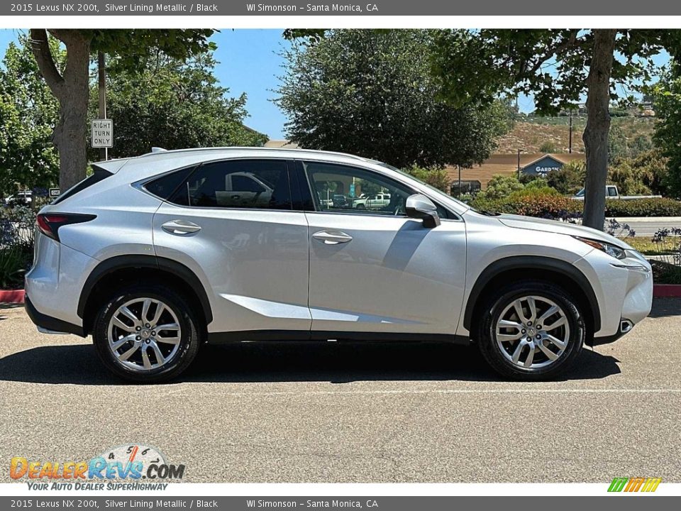 Silver Lining Metallic 2015 Lexus NX 200t Photo #3