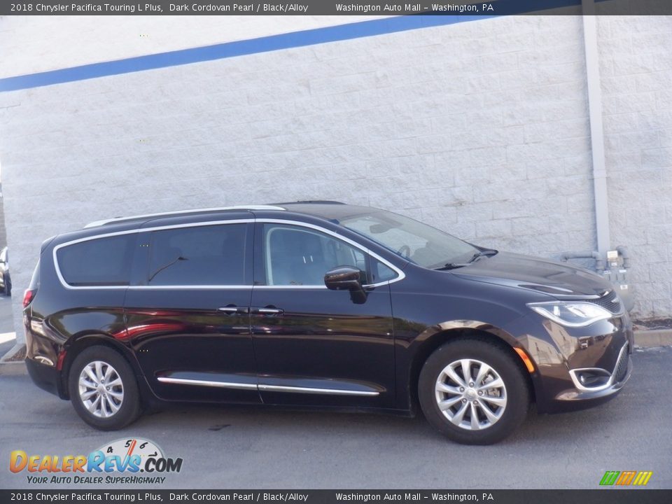 2018 Chrysler Pacifica Touring L Plus Dark Cordovan Pearl / Black/Alloy Photo #2