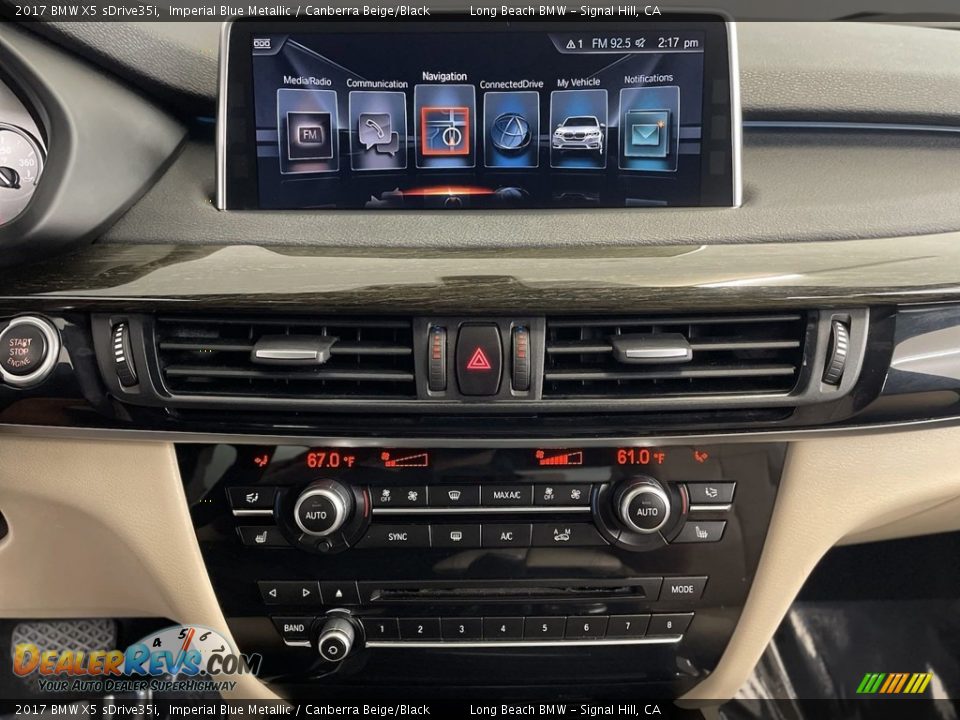 Controls of 2017 BMW X5 sDrive35i Photo #22