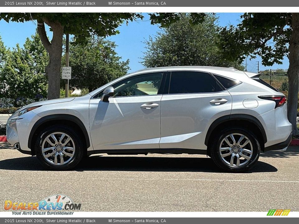 Silver Lining Metallic 2015 Lexus NX 200t Photo #7