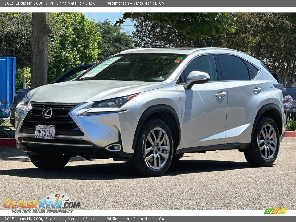 Silver Lining Metallic 2015 Lexus NX 200t Photo #8