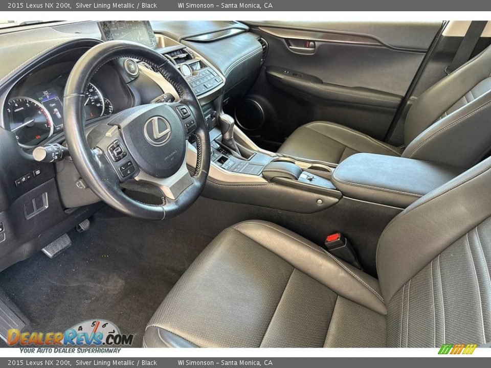 Black Interior - 2015 Lexus NX 200t Photo #10