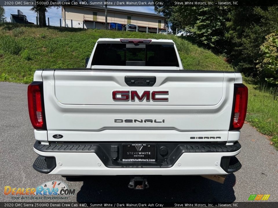 2020 GMC Sierra 2500HD Denali Crew Cab 4WD Summit White / Dark Walnut/Dark Ash Gray Photo #11