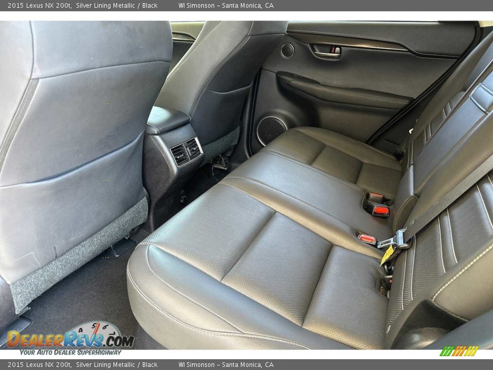 Rear Seat of 2015 Lexus NX 200t Photo #13