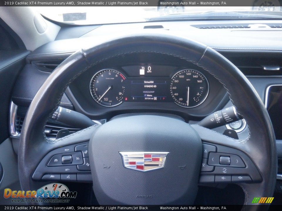2019 Cadillac XT4 Premium Luxury AWD Steering Wheel Photo #30