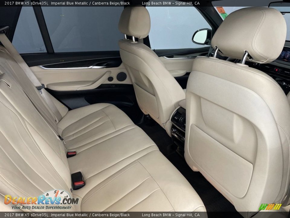 Rear Seat of 2017 BMW X5 sDrive35i Photo #35