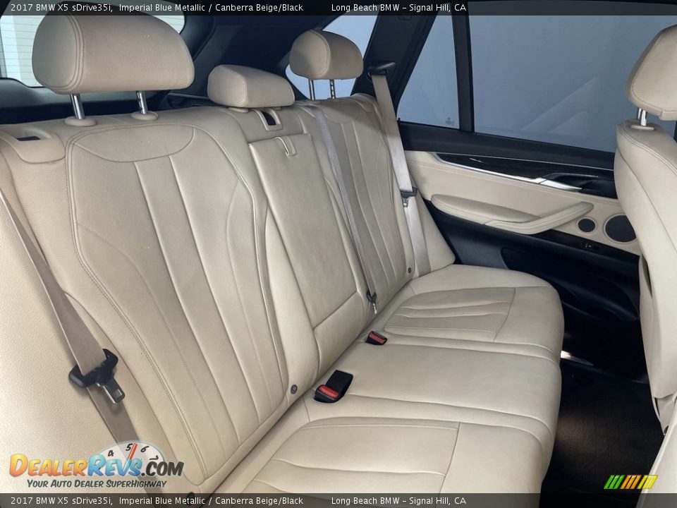 Rear Seat of 2017 BMW X5 sDrive35i Photo #36
