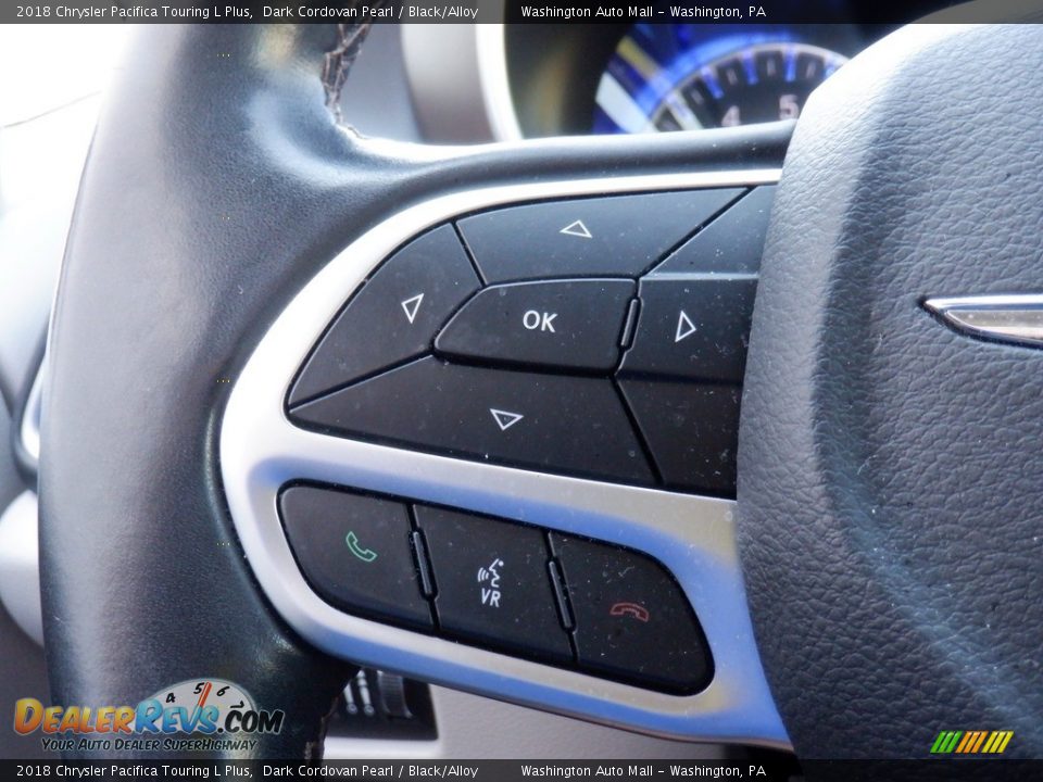 2018 Chrysler Pacifica Touring L Plus Dark Cordovan Pearl / Black/Alloy Photo #26
