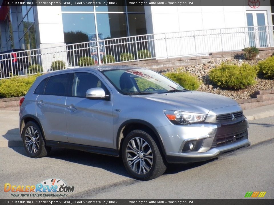 2017 Mitsubishi Outlander Sport SE AWC Cool Silver Metallic / Black Photo #1