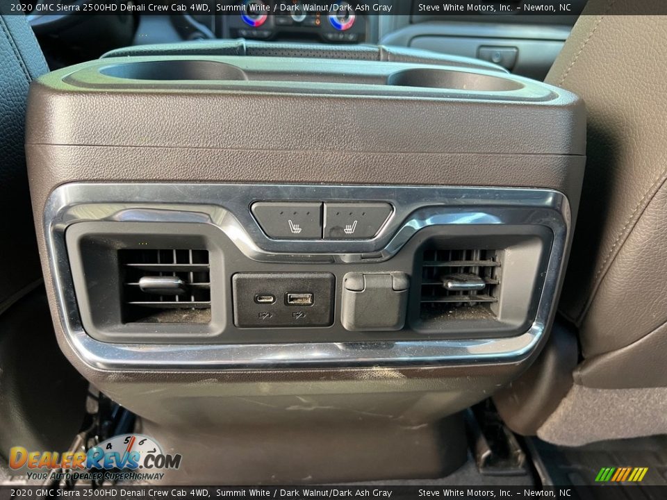 2020 GMC Sierra 2500HD Denali Crew Cab 4WD Summit White / Dark Walnut/Dark Ash Gray Photo #24