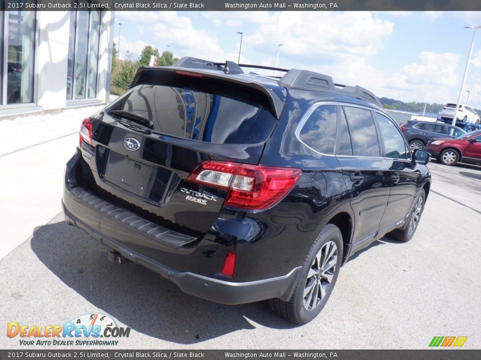 2017 Subaru Outback 2.5i Limited Crystal Black Silica / Slate Black Photo #9