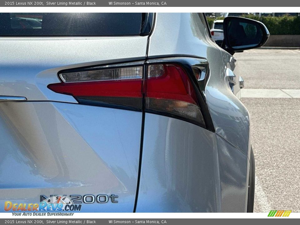 2015 Lexus NX 200t Silver Lining Metallic / Black Photo #32