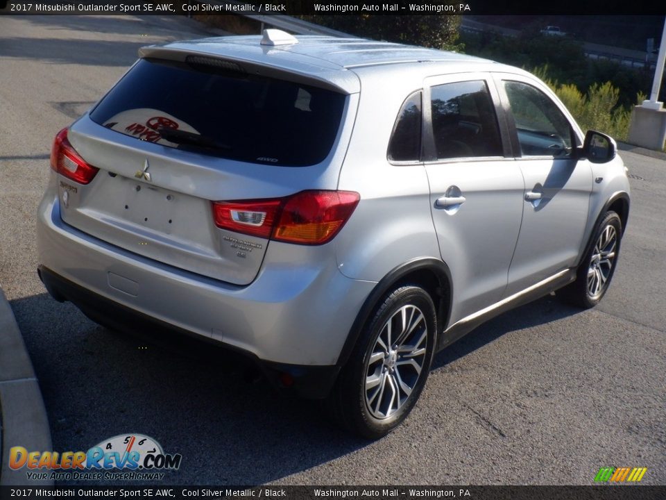 2017 Mitsubishi Outlander Sport SE AWC Cool Silver Metallic / Black Photo #13