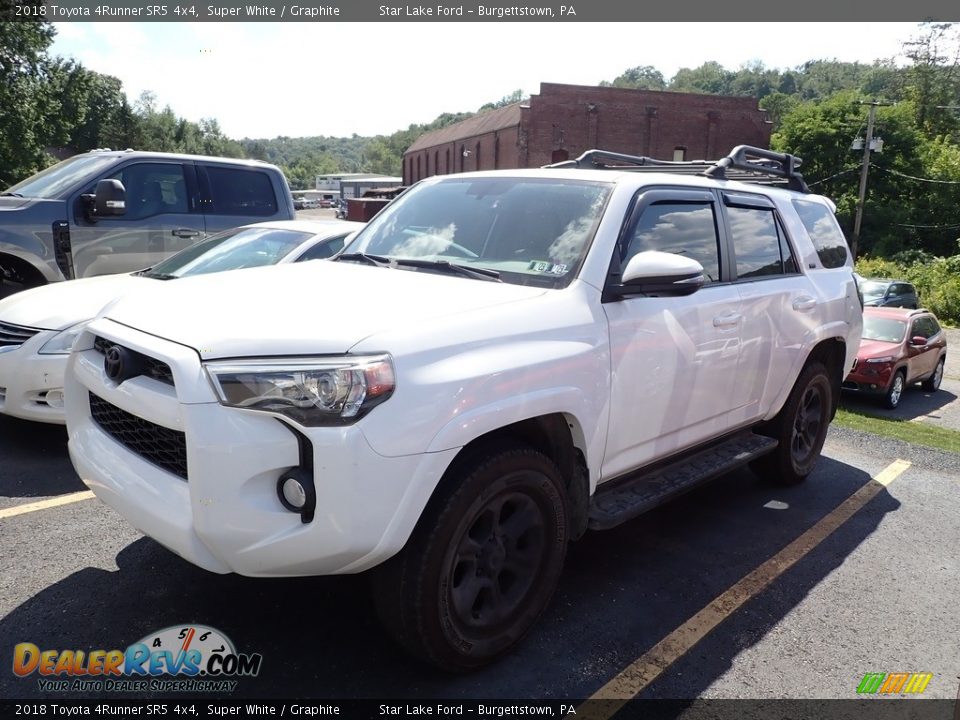 2018 Toyota 4Runner SR5 4x4 Super White / Graphite Photo #1