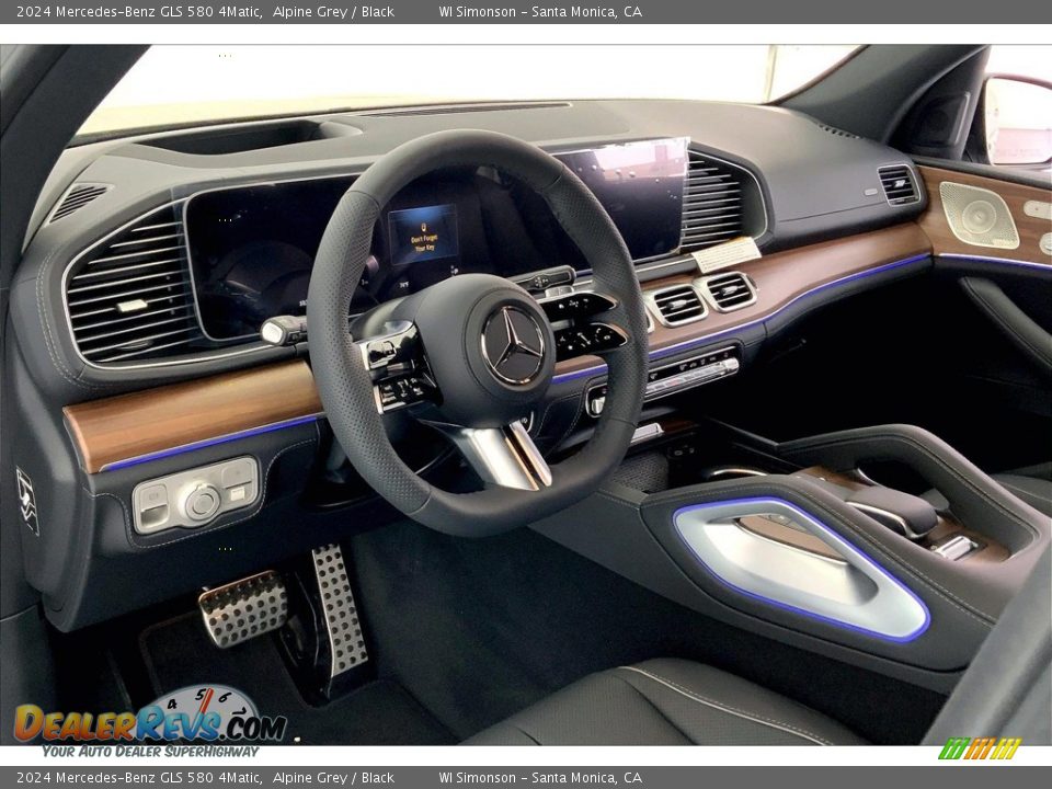 Black Interior - 2024 Mercedes-Benz GLS 580 4Matic Photo #4